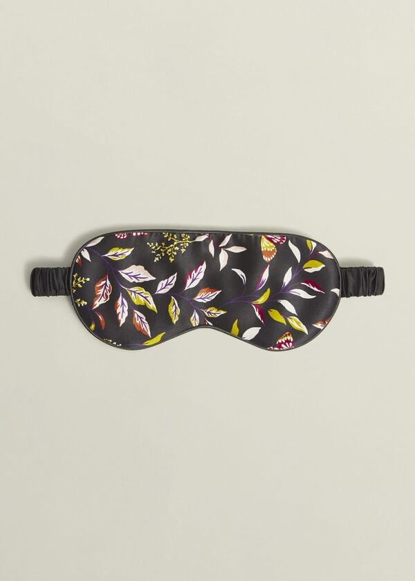 hobbs Gabrielle Silk Eye Mask Navy Multi