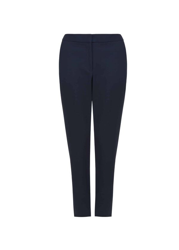 Hobbs Gael Wool Blend Trousers Navy