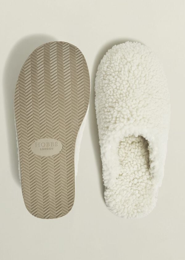Hobbs Gaia Slippers Ivory