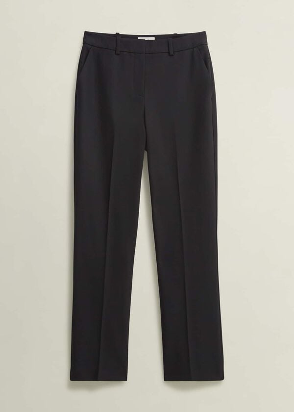 Hobbs Gerrie Straight Trousers Black