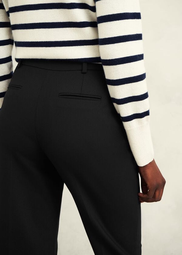 Hobbs Gerrie Straight Trousers Black
