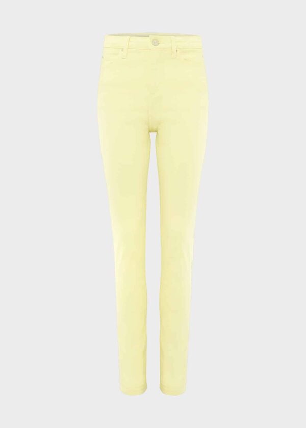 Hobbs Gia Sculpting 7/8 Jeans Light Yellow