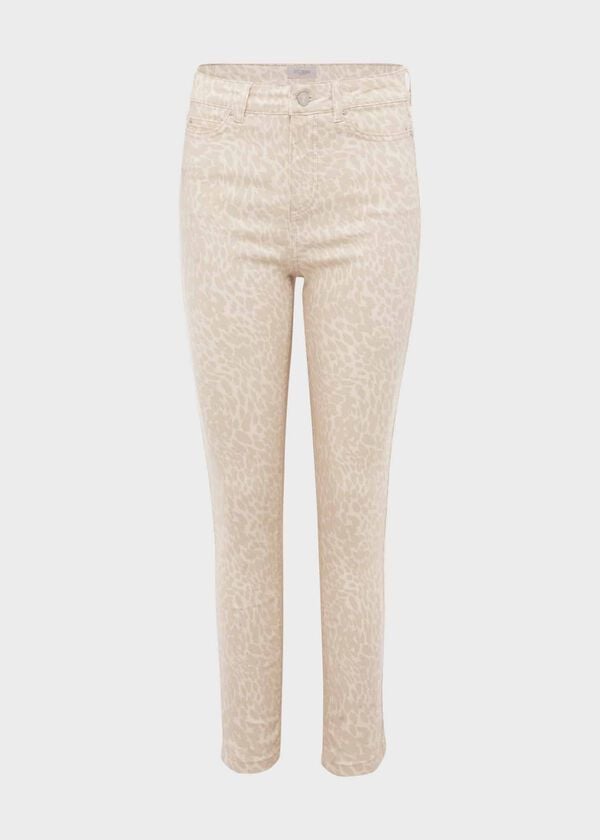 Hobbs Gia Sculpting Jeans Buttercrm Beige