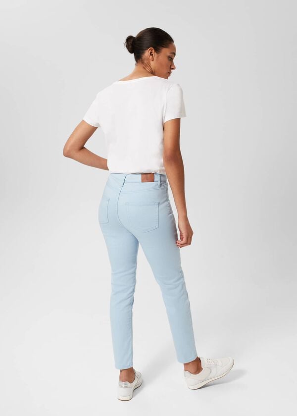 Hobbs Gia Sculpting Jeans Dusky Blue