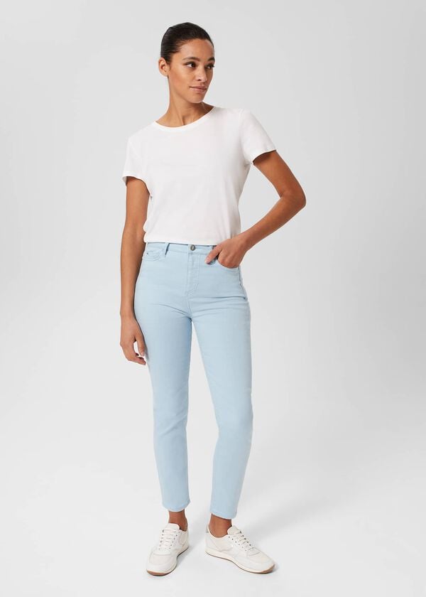 hobbs Gia Sculpting Jeans Dusky Blue