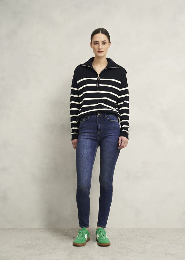 hobbs Gia Sculpting Jeans Mid Wash