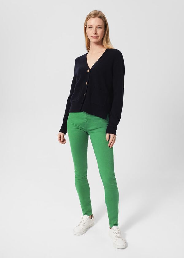 hobbs Gia Sculpting Jeans Pea Green