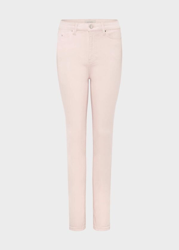 Hobbs Gia Sculpting Jeans Warm Pink