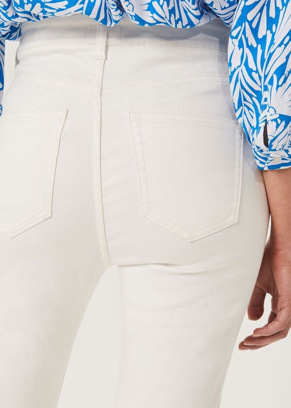 Hobbs Gia Sculpting Jeans White