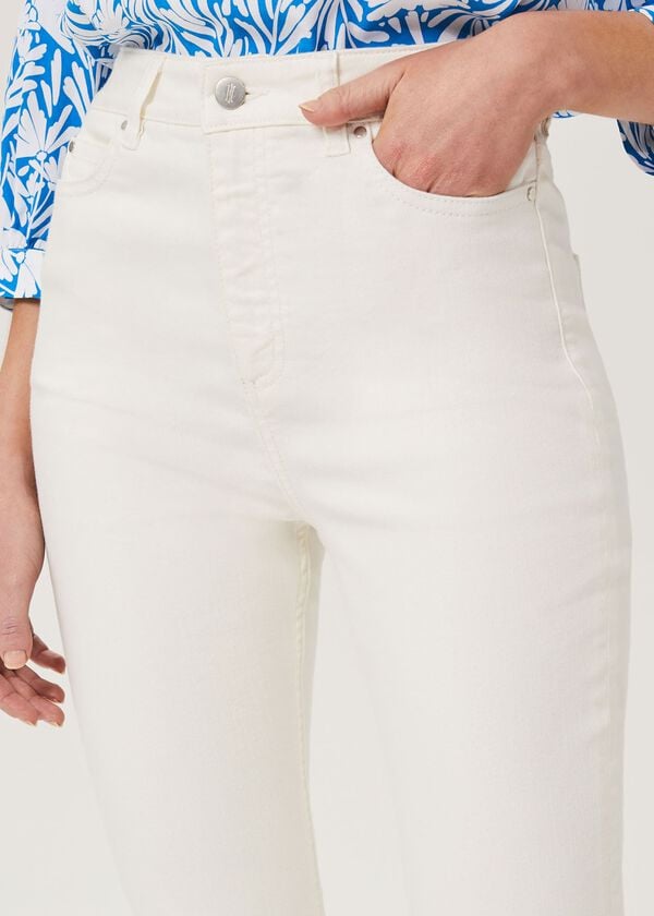 Hobbs Gia Sculpting Jeans White