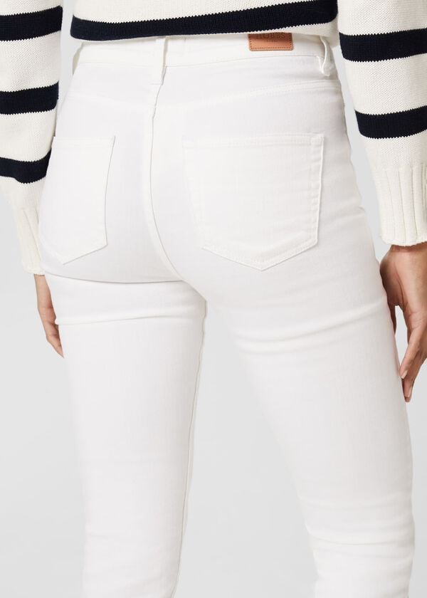 Hobbs Gia Sculpting Jeans White