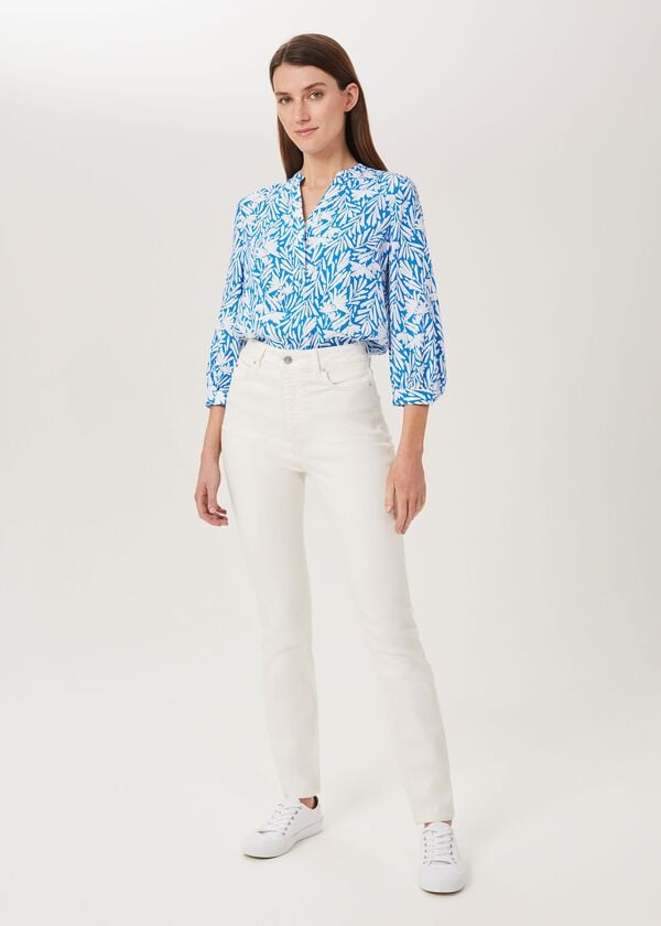 hobbs Gia Sculpting Jeans White