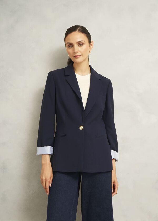 hobbs Gianna Jacket Navy