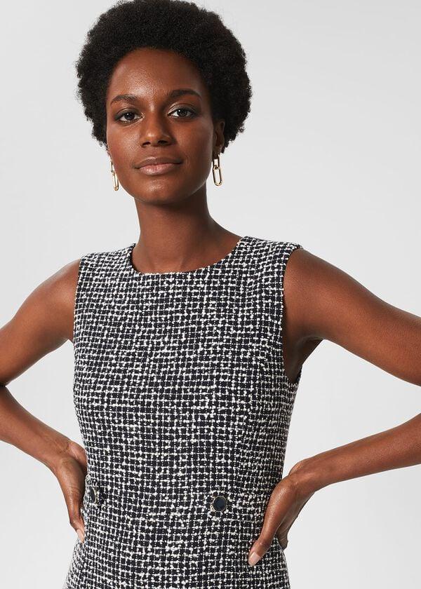 Hobbs Gina Dress Navy Ivory