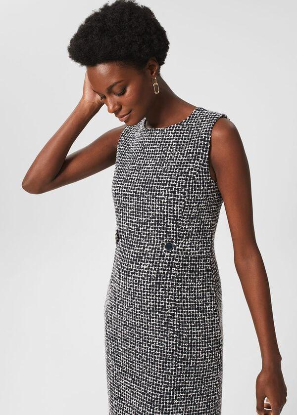 Hobbs Gina Dress Navy Ivory