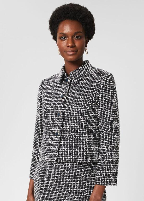 Hobbs Gina Jacket Navy Ivory