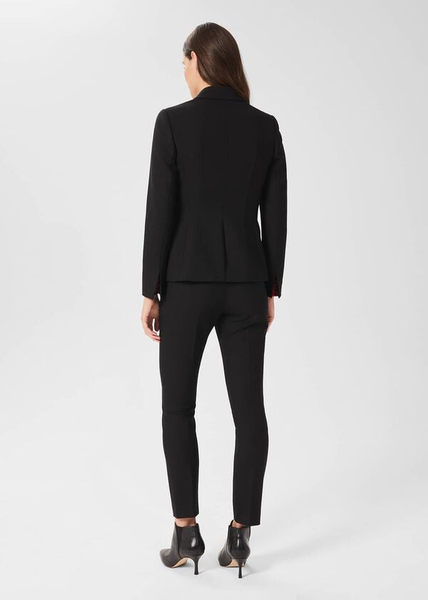 Hobbs Giulia Wool Blend Blazer Black