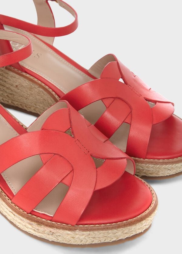 Hobbs Grace Espadrille Flame Red