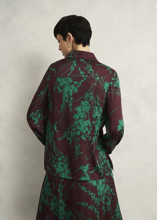 Hobbs Grasmere Shirt Brown Green