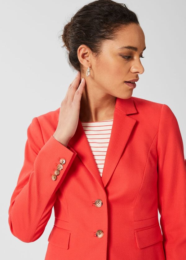 Hobbs Hackness Jacket Deep Coral