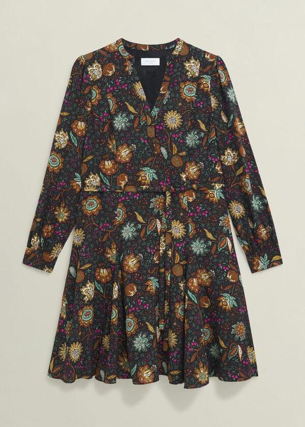 Hobbs Hailey Dress Black Multi