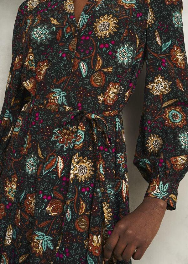 Hobbs Hailey Dress Black Multi