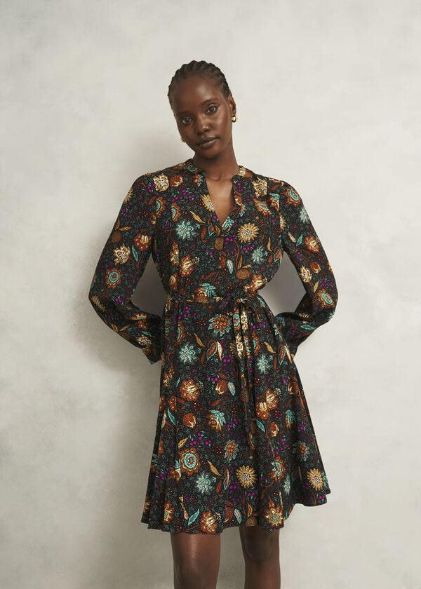 hobbs Hailey Dress Black Multi