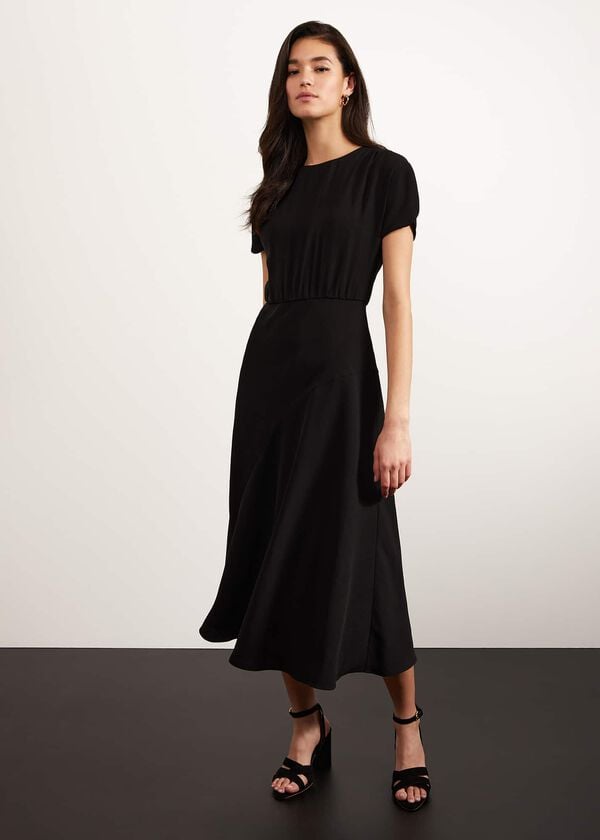 hobbs Hampton Dress Black