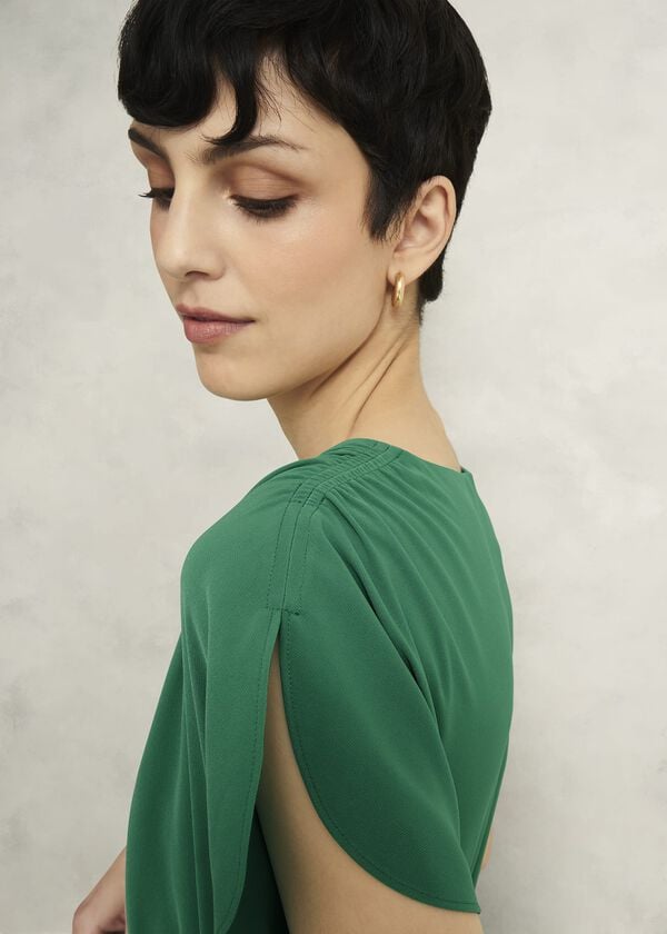 Hobbs Hampton Dress Viridian Green