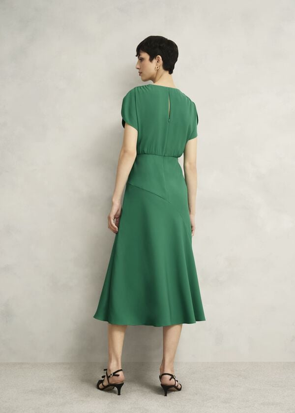 Hobbs Hampton Dress Viridian Green