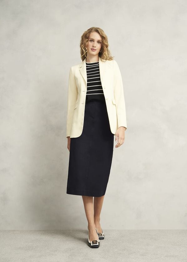 hobbs Hana Skirt Hobbs Navy