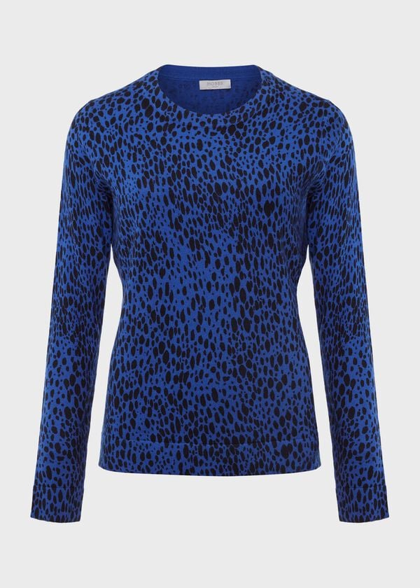 Hobbs Harlow Jumper Black Cobalt