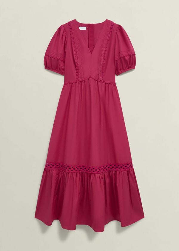 Hobbs Harriet Dress Bright Pink