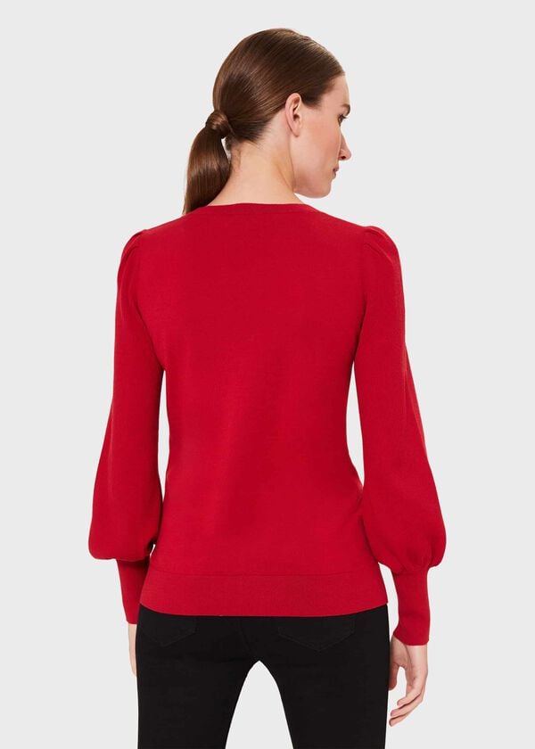 Hobbs Harriet Jumper Red