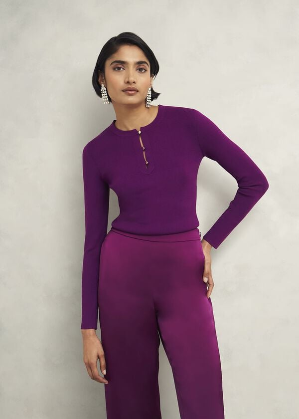 hobbs Hayden Jumper Vibrant Purple