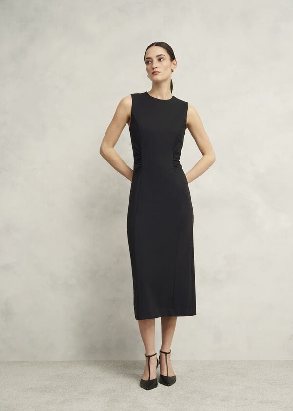 hobbs Hazel Ponte Dress Black