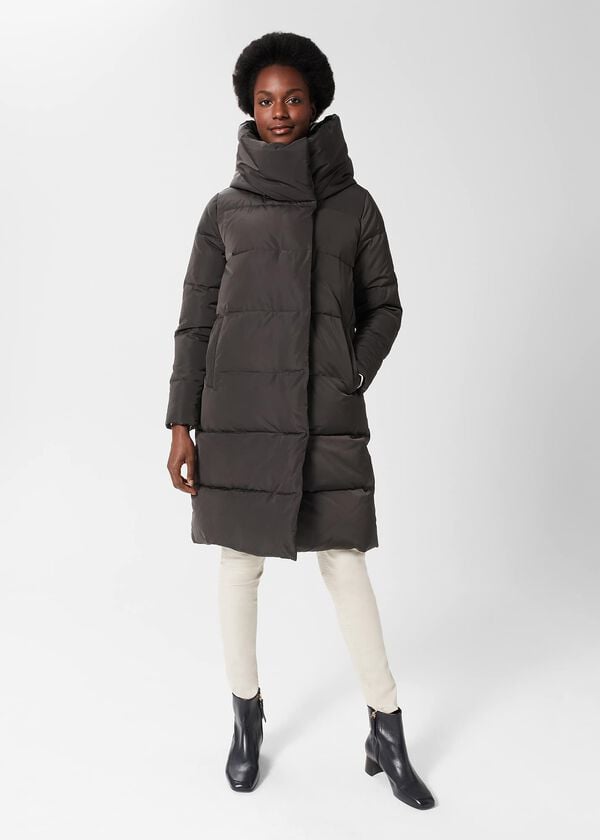 hobbs Heather Puffer Charcoal