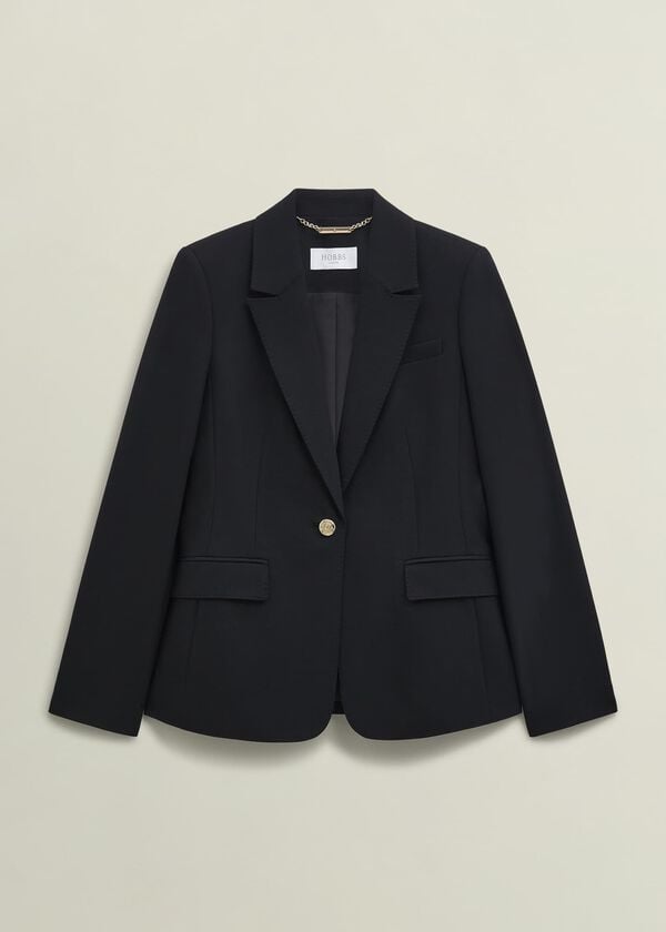 Hobbs Heidi Wool Blend Jacket Black