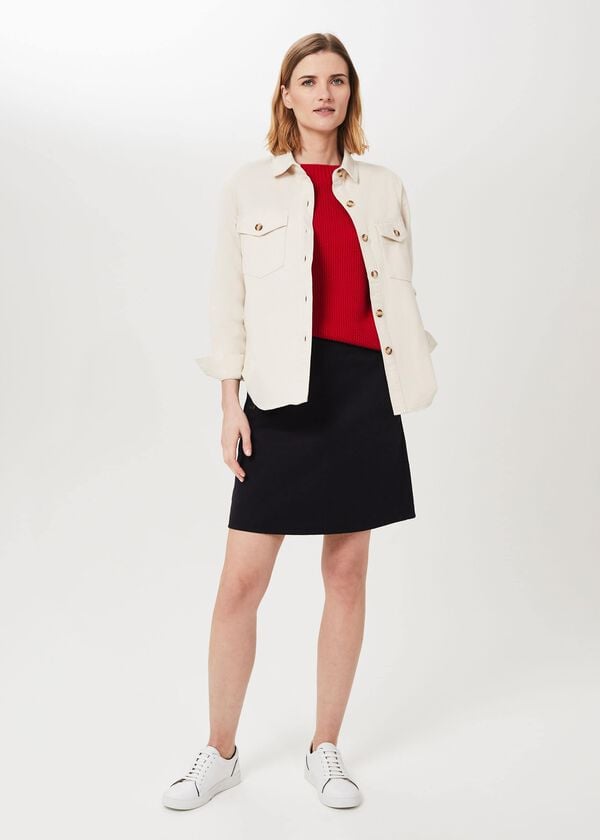 hobbs Hensely Shirt Jacket Natural