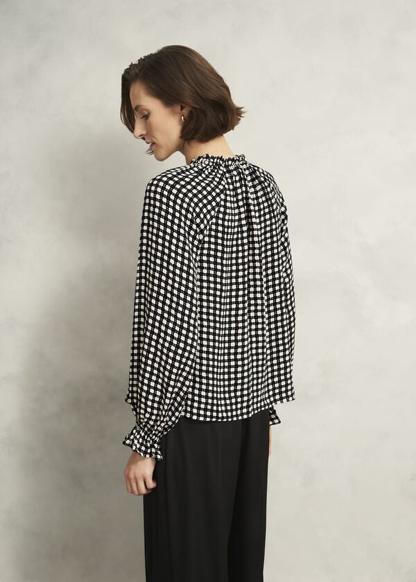 Hobbs Hewlett Geo Top Black Cream