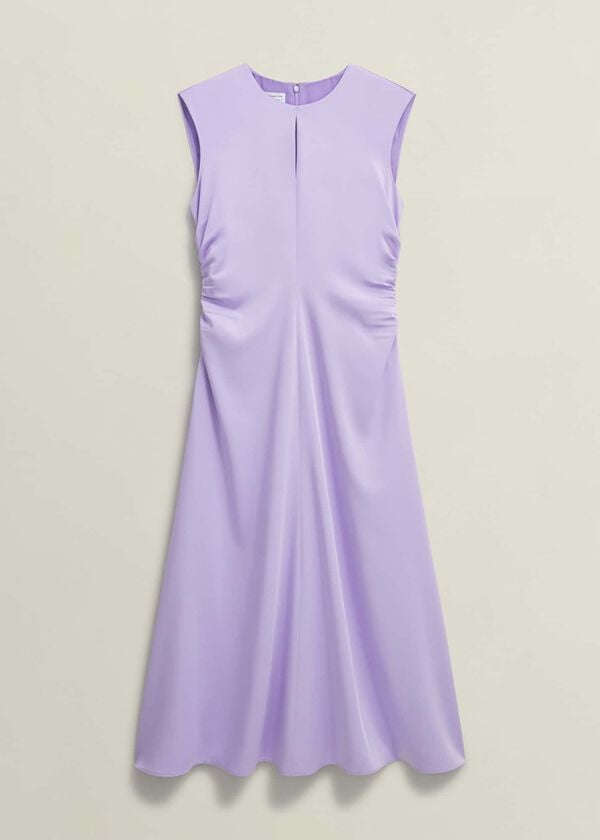 Hobbs Hillier Dress Dusted Purple
