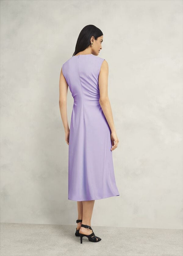 Hobbs Hillier Dress Dusted Purple