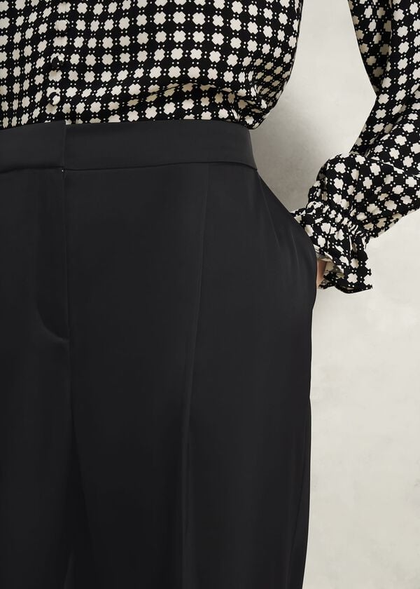 Hobbs Howley Wide Trousers Black