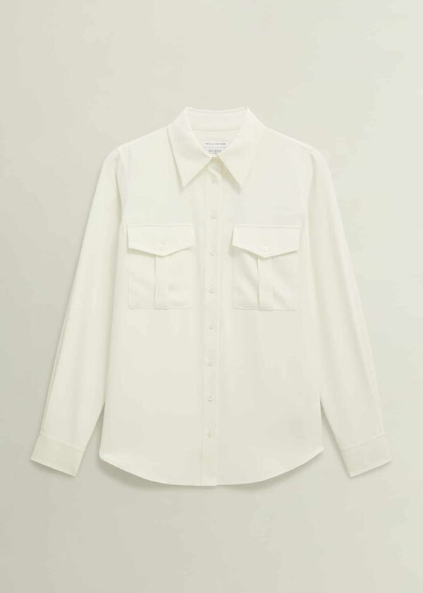 Hobbs Hutton Shirt Ivory