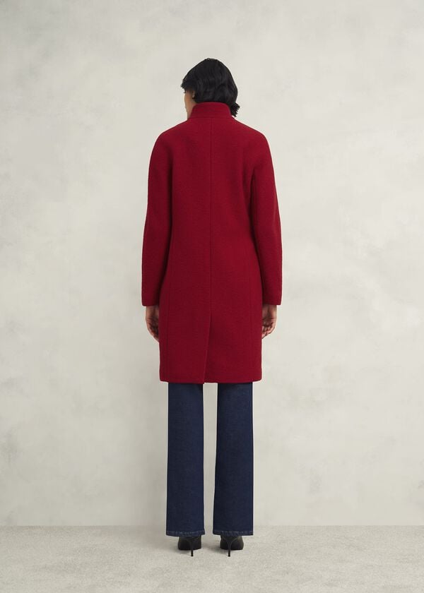 Hobbs Imelda Wool Coat Red