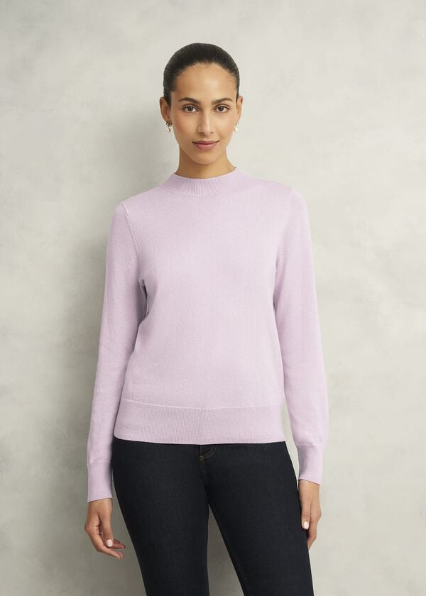hobbs Indah Jumper With Cashmere Dusted Pink
