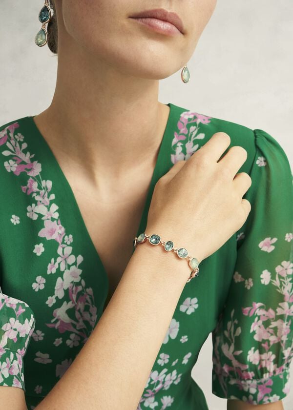Hobbs Indira Bracelet Green