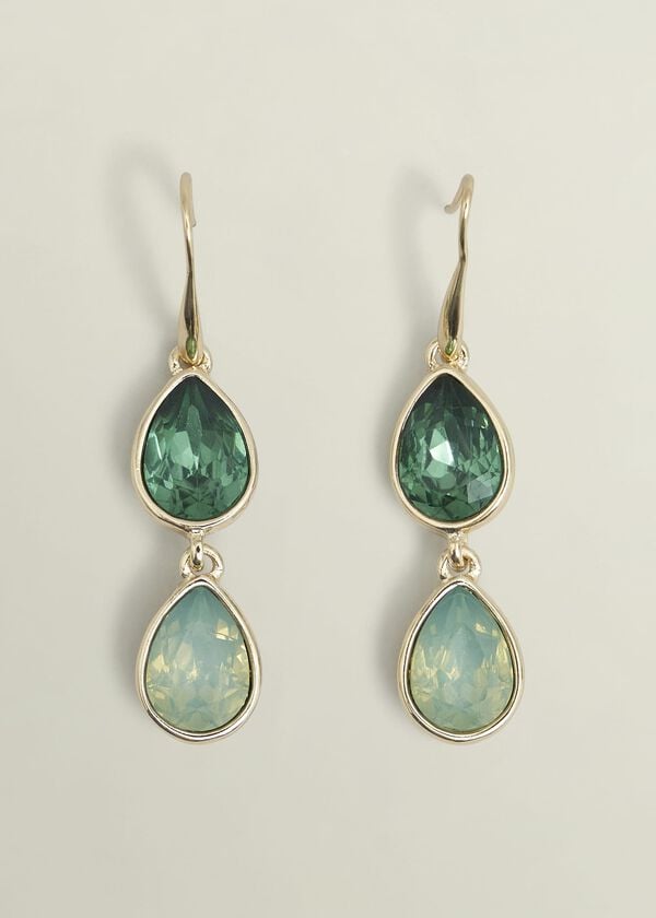 hobbs Indira Earrings Green