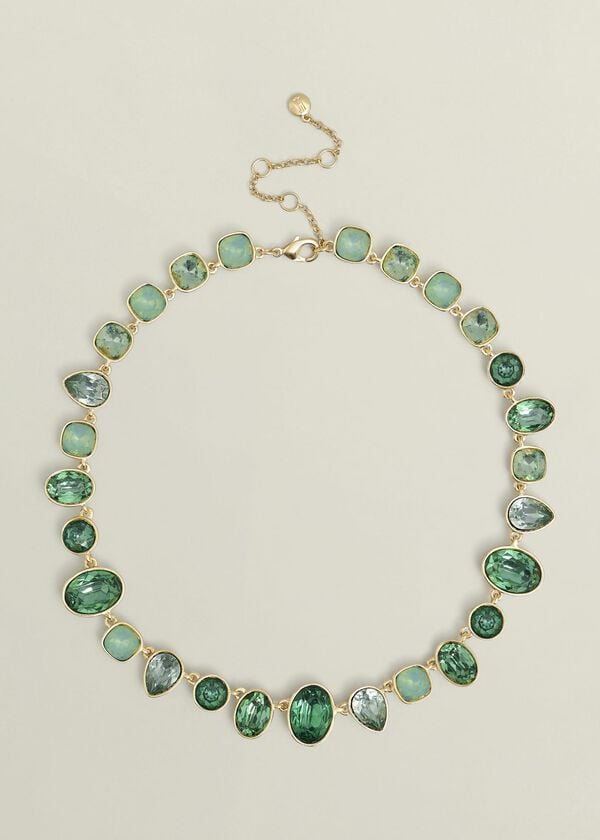 hobbs Indira Necklace Green