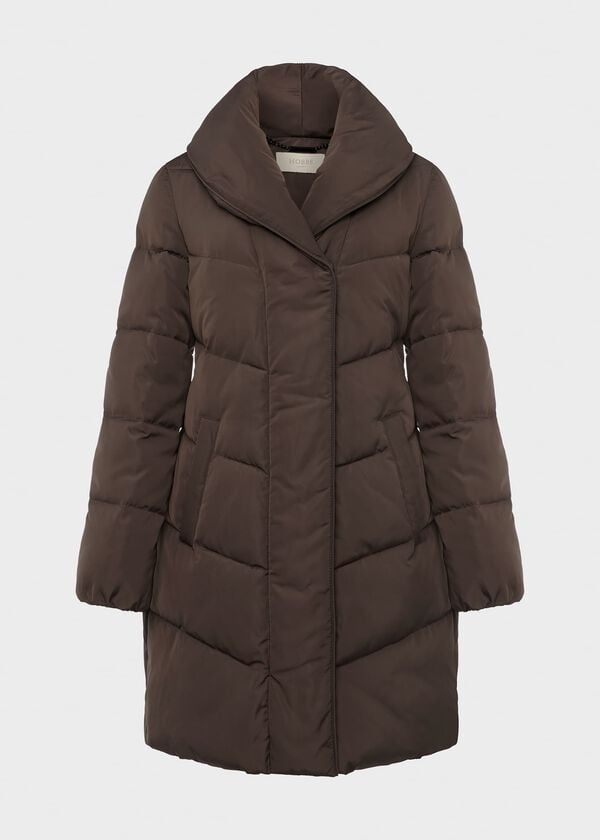 Hobbs Indira Water Resistant Puffer Jacket Mink